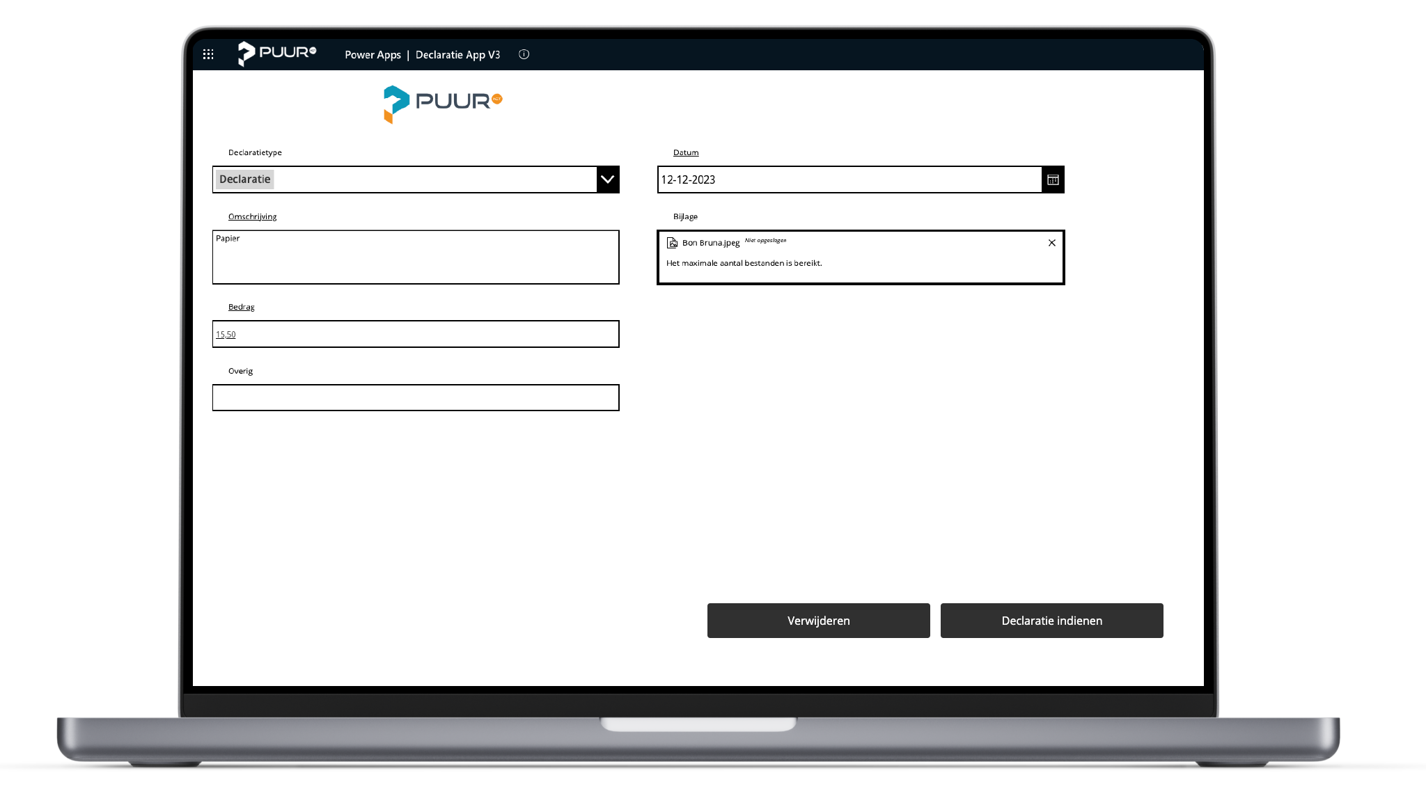 Declaratieapp declaratie indienen | Teamsapps Declaratieapp declaratie indienen | Teamsapps
