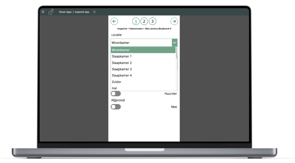 Inspectie app locatie laptop | Teamsapps Inspectie app locatie laptop | Teamsapps