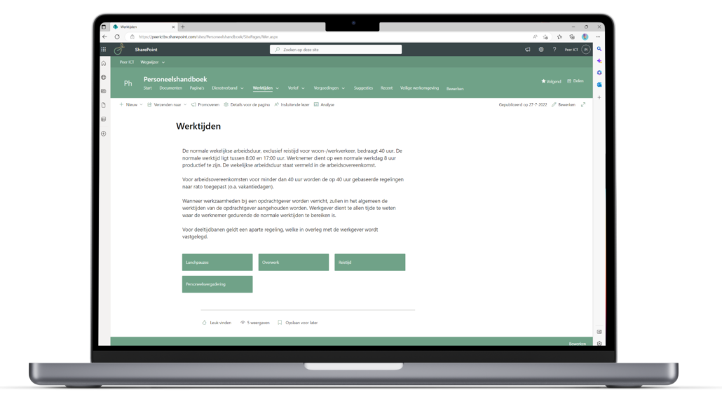 Personeelshandboek werktijden | Teamsapps Personeelshandboek werktijden | Teamsapps
