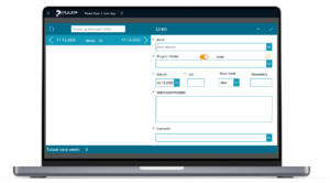Urenregistratie app overzicht op laptop | Teamsapps Urenregistratie app overzicht op laptop | Teamsapps